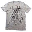 Load image into Gallery viewer, Guitars Pattern Heather Stone T Shirt - New Fashion Short Sleeves Top