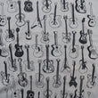 Load image into Gallery viewer, Guitars Pattern Heather Stone T Shirt - New Fashion Short Sleeves Top