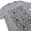 Load image into Gallery viewer, Guitars Pattern Heather Stone T Shirt - New Fashion Short Sleeves Top