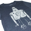 Load image into Gallery viewer, Mr Roboto Heather Navy T Shirt - New Summer Short Sleeves Top 2019