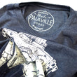 Load image into Gallery viewer, Mr Roboto Heather Navy T Shirt - New Summer Short Sleeves Top 2019
