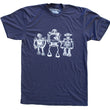 Load image into Gallery viewer, Robot Horizon Heather Black T Shirt - Summer Short Sleeves Top Fashion