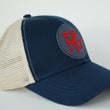 Load image into Gallery viewer, Men's PVG Trucker Hat - Navy Dad Cap - Best Baseball Hat Online