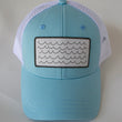 Load image into Gallery viewer, Waves Light Blue Trucker Hat