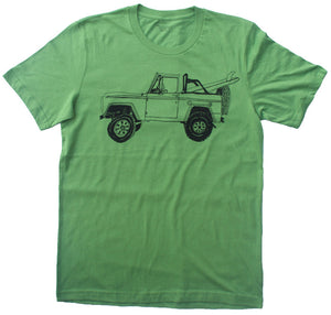 Bronco Surf Trip Leaf Green T Shirt - Summer Short Sleeves Top 2019