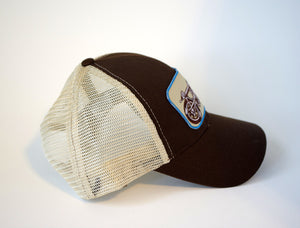 Motorcycle Trucker Hat - Brown Snapback Baseball Cap Fashion 2019 