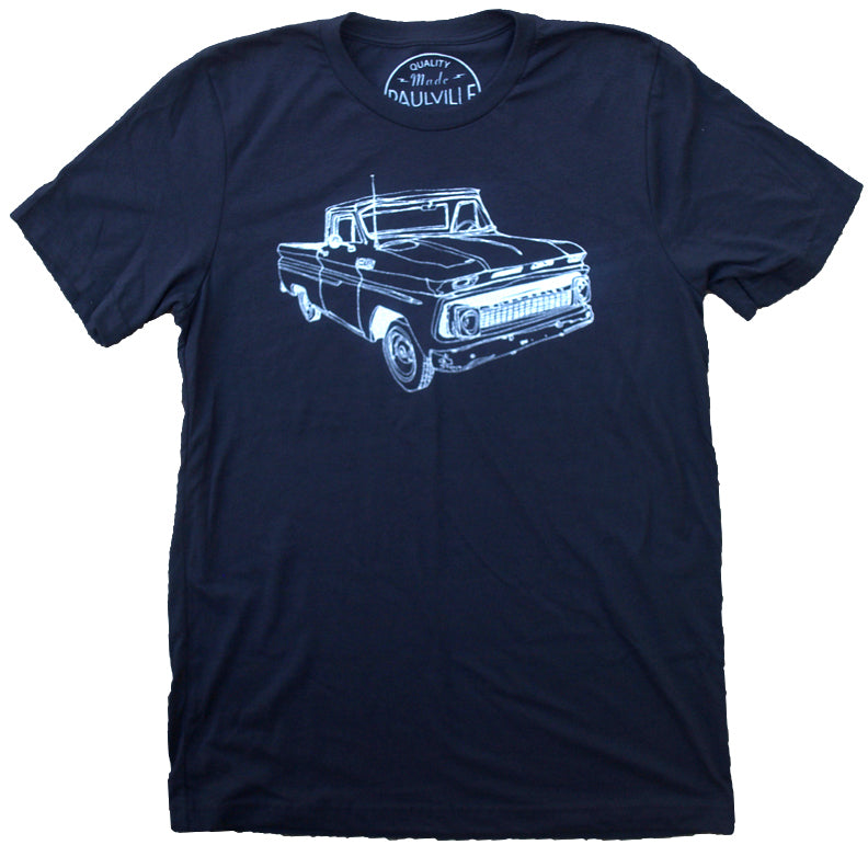 Old Chevy Truck Print T Shirt - New Arrival Summer Short Sleeves Top
