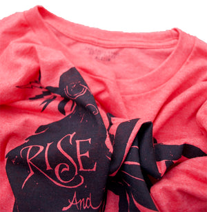 Rise and Grind Heather Red T Shirt - Men's Short Sleeves Top 2019