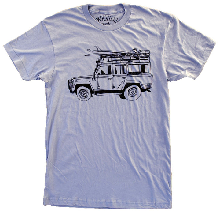 Surf Truck Blue T Shirt - Men's Summer Short Sleeves Top Fashion 2019