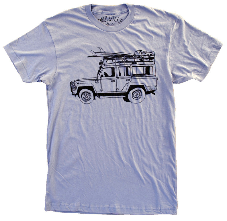 Surf Truck Blue T Shirt - Men's Summer Short Sleeves Top Fashion 2019