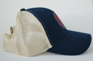 Men's PVG Trucker Hat - Navy Dad Cap - Best Baseball Hat Online