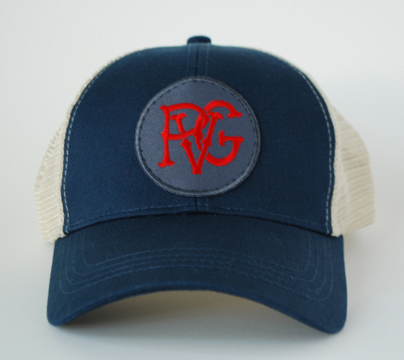 Men's PVG Trucker Hat - Navy Dad Cap - Best Baseball Hat Online