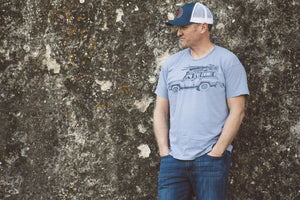 Surf Truck Blue T Shirt - Men's Summer Short Sleeves Top Fashion 2019