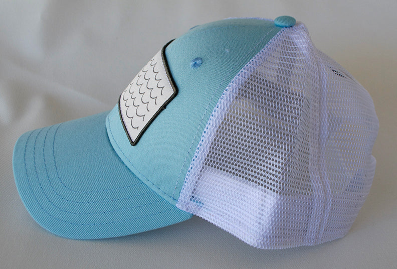 Waves Light Blue Trucker Hat